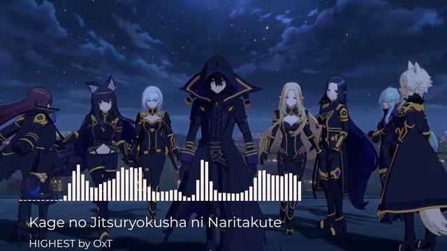 Kage no Jitsuryokusha ni Naritakute! Opening Full『HIGHEST』by OxT [Audio Spectrum] смотреть онлайн