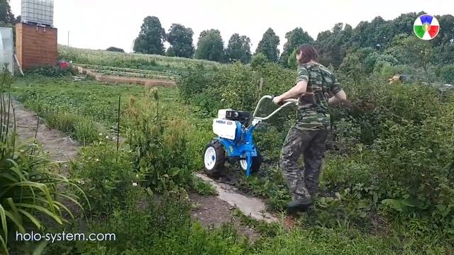 Мотоблок Нева МБ-23. Первый запуск. смотреть онлайн