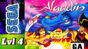Aladdin Sega md2 lvl 4/ Аладдин Сега уровень 4