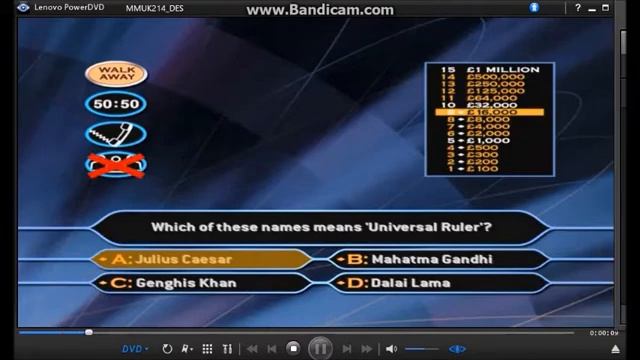 Who Wants To Be A Millionaire 2nd Edition DVD Gameplay (3) смотреть онлайн