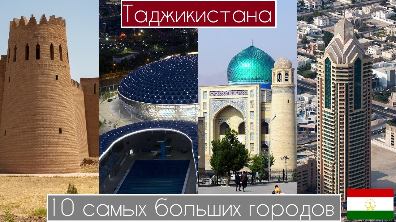 5 самых больших городов Таджикистана