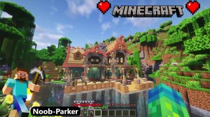 Выживание в Майнкрафте, дом рыбака, расслабляющий лонгплей minecraft