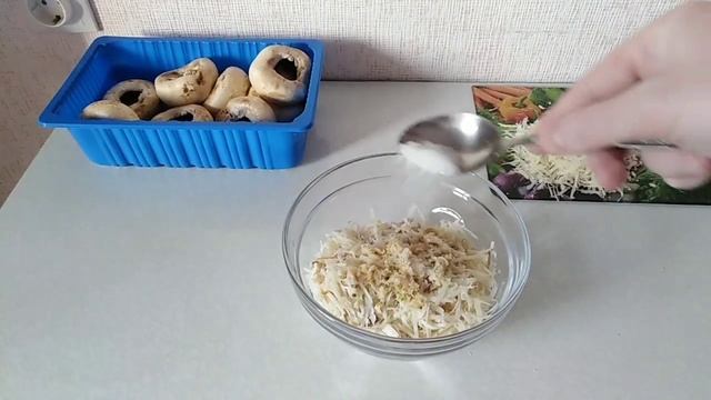 Фаршированные шампиньоны смотреть онлайн