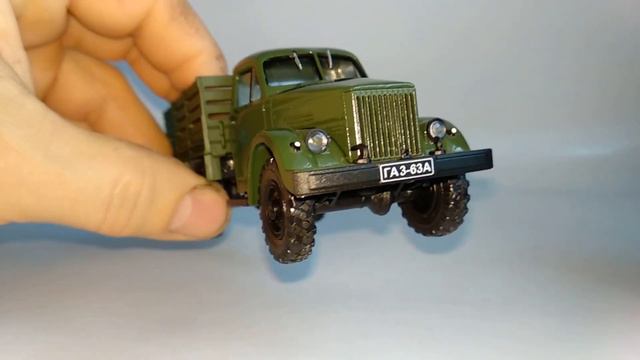 ГАЗ-63,Наш автопром,1:43. смотреть онлайн