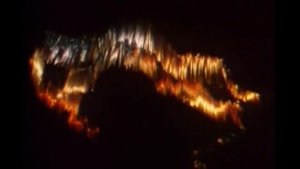 Футаж на черном фоне северное сияние