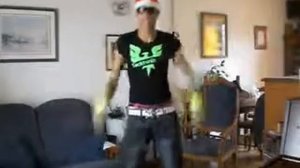 Урок тектоника! apprentissage tecktonik par lutin sportif