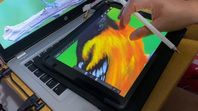 Bird Sketch on Ipad @Apple @Procreate смотреть онлайн