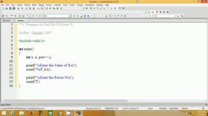 C Program to Find X Power N || By Gmone Lab