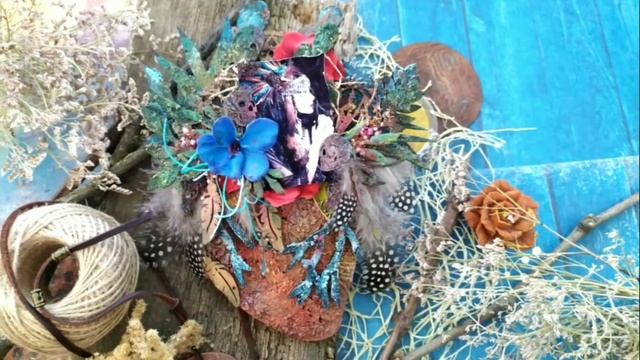 Панно "Цветок пустыни"/Обзор/Скрапбукинг смотреть онлайн