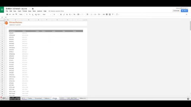 Binance API in Google Sheets Script (excel like spreadsheet) private APIs смотреть онлайн