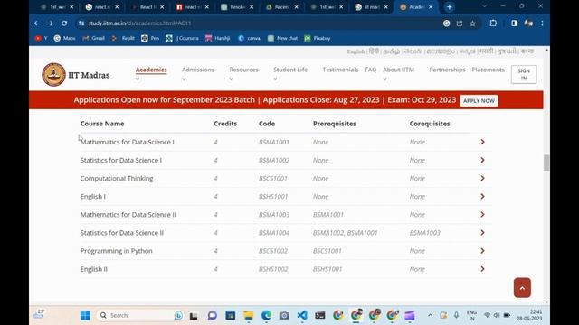Book Recommended by IIT madras for Qualifier exam & foundational Level courses  #iitmadras