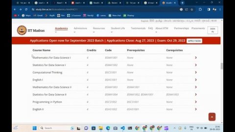 Book Recommended by IIT madras for Qualifier exam & foundational Level courses #iitmadras