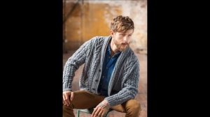 Связать Мужской Кардиган Спицами - модели 2019 / Tie the Cardigan Male Spokes