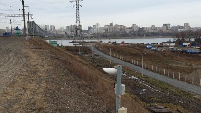08.11.2020 Берег Оби. Четвертый мост. Новосибирск. смотреть онлайн