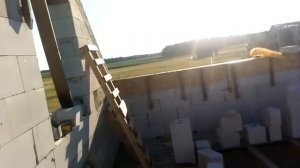 44.  Заливка армопояса второго этажа