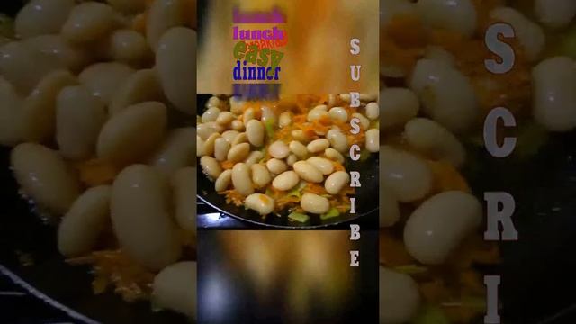 FOOD COMBINATION BEANS ONION CARROT фасоль лук морковь