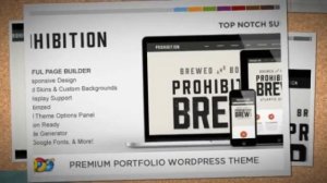 WP Prohibition Responsive Creative WordPress Theme + Download