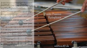 Edvard Grieg Anitra's Dance Peer Gynt Suite Valdo Preema Xylophone Piano