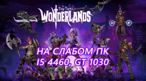 Tiny Tina's Wonderlands на слабом пк (GT 1030)