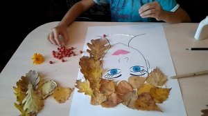 ОСЕННЯЯ ПОДЕЛКА В САДИК. ДЕВУШКА.