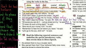 Enterprise Intermediate+ | SB | Unit 3 | p.37 - Reporting Verbs -5