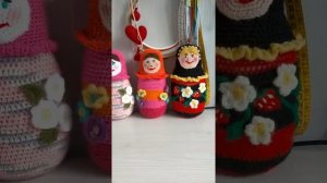 матрёшки крючком. амигуруми.