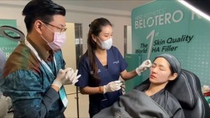 Dr.Thiti hand on Belotero revive
