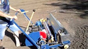 Посадка редиса весной в открытый грунт самоходной сеялкой «Шехирева» точного высева