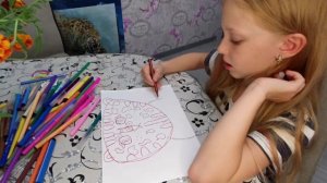 Рисунок - тигр с узорами