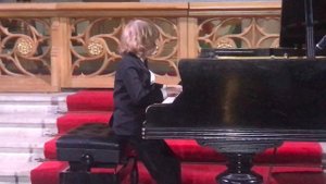 Elisey Mysin, a young composer and pianist performs his play Christmas. Елисей Мысин: Рождество