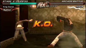 LARS VS JULIA TEKKEN 6 Gameplay on PSP and PS VITA