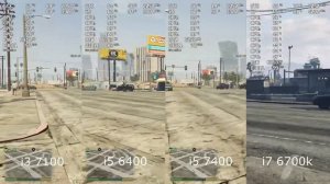 i3 7100 vs i5 6400 vs i5 7400 vs i7 6700k