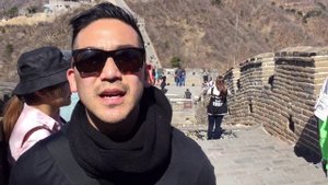 Спуск с Великой китайской стены на санках! The great Wall of China