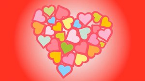 How to draw a heart puzzle / Как нарисовать разноцветное сердечко