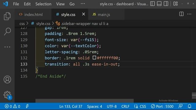 Responsive Admin Dashboard Using HTML CSS And JavaScript - Part 1 смотреть онлайн