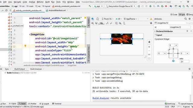 Android X With Java From A to Z: Constraint Layout-Part 04-Aspect Ratio смотреть онлайн