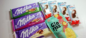 АСМР шоколад ? распаковываю и раскладываю шоколад/приятные звуки для вашего удовольствия ??