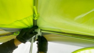 Большая зимняя палатка Лотос КубоЗонт 6. Раскрытие и сборка.