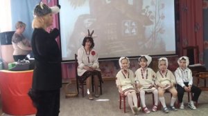 Волк и семеро козлят. Театрализованная постановка детей средней группы ДОУ и  педагогов.