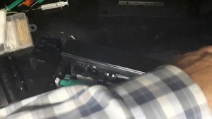 Сброс абсорбера памперса впитывающей губки принтера Canon TS704, разборка