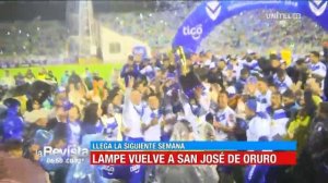 Carlos Lampe vuelve a San José de Oruro