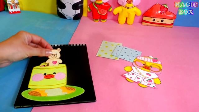 Уточка из бумаги Бумажные сюрпризы с игрушками для утки своими руками смотреть онлайн