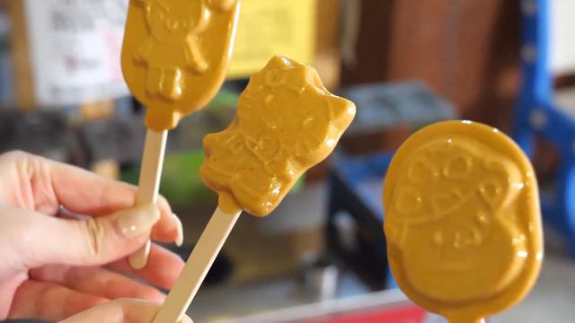 추억 속의 달고나? 추억을 만드는 달고나! 구룡포 추억상회 / dalgona / korean street food смотреть онлайн