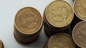 ****1,5 кг 10 руб монет и итог  порадовал ****