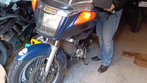 Fire up... something goes wrong... Yamaha XVZ 1200 Royal Venture (starting a cold engine)