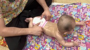 6 айлық балаға массаж |толық нұсқа 6 месяцев ребенку общий массаж