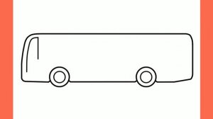 How to draw a BUS step by step / drawing bus easy