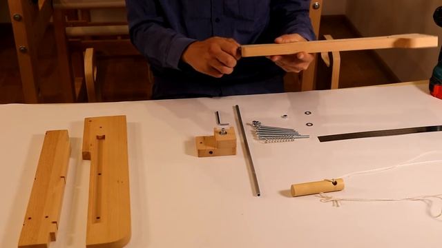 Сборка системы челнок самолет к ткацкому станку "Оптима Профи" смотреть онлайн