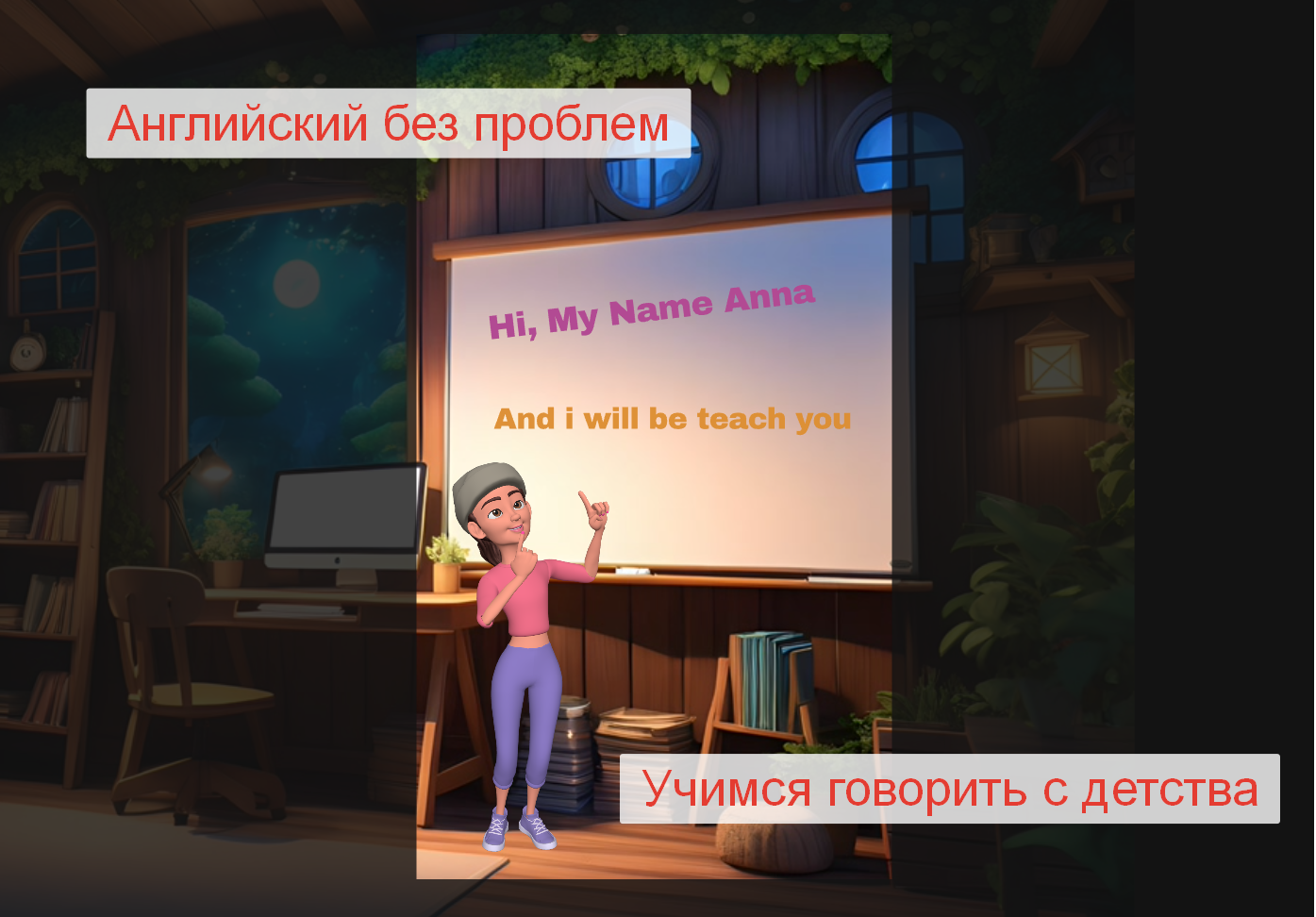 Учимся вместе с Анной. Английский для малышей.