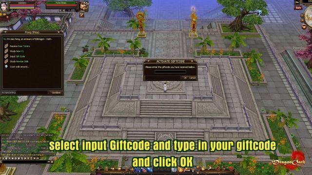 Dragon Oath |Instructions on how to activate GIFTCODE